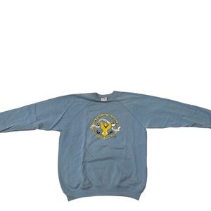 Vintage Crewneck The Fighting Meadowlarks Hanes USA XL Audubon Society 90’s Bird